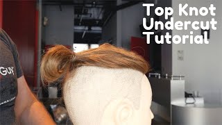 Top Knot Undercut Tutorial  TheSalonGuy [upl. by Vidovic]