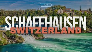 Schaffhausen in 4K Discover Historic Sites Scenic Views amp Natural Wonders [upl. by Ahsimet704]