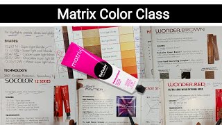 Matrix Hair Color Class Full Explained Knowledge By Salonfact [upl. by Ham]