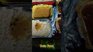 Train food review  Indian railway  dinner in train  trainfood food shorts trending odiavlog [upl. by Karlotte769]