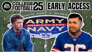 ARMY vs NAVY w MISTERCIV COLLEGE FOOTBALL 25 EARLY ACCESS [upl. by Hotchkiss]