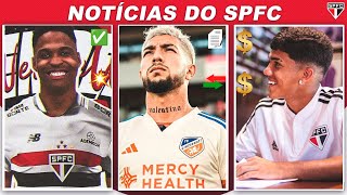 ✅ACERTO CONFIRMADO NOVO CAMISA 10 NO SPFC LUCIANO ACOSTA CHEGANDO WENDELL FECHA COM SPFC WGOMES [upl. by Gnivre]