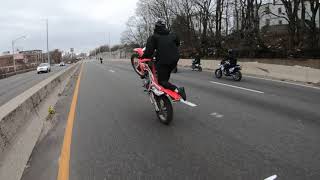 CRF250L long wheelie [upl. by Husain]