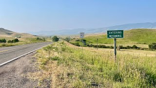 Day 29 Wyola MT To Sheridan WY Bicycle Touring the Great American Rail Trail [upl. by Nared111]