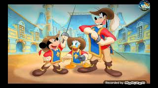 Mickey y Donald y Goofy los tres Mosqueteros  Todos Juntos Cancion [upl. by Saravat94]