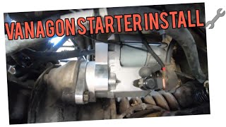 Vanagon starter weak or slow start  fixed how to install [upl. by Ecidnac]