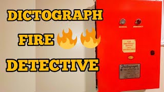 VINTAGE DICTOGRAPH FIRE DETECTIVE DETECTOR MODEL 55  0 [upl. by Dlared]