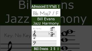 Bill Evans advanced jazz harmony shorts [upl. by Minni]