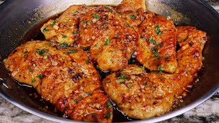 Quick and Easy Garlic Butter chicken Breast Recipe  Delicious Easy Dinner [upl. by Adyl]