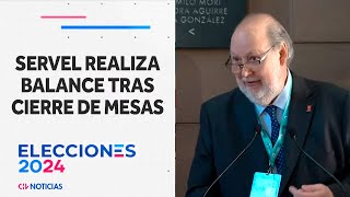 SERVEL REALIZÓ POSITIVO BALANCE tras primera jornada de votación  CHV Noticias [upl. by Reinwald743]