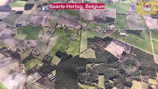 BaarleHertog aerial view  Belgium  Netherlands  BaarleNassau  Countries with no borders [upl. by Umeh]