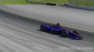 iRacing  Dallara IR18 Hotlaps at Pocono [upl. by Ayaladnot]