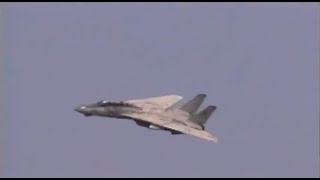 F14 Tomcat Demonstration by Dale Snodgrass  1996 Cleveland National Air Show [upl. by Croner325]