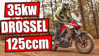 35 KW MOTORRAD AUF 125CCM DROSSELN [upl. by Yecram]