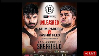 RAHEEM PARDESI VS RASHID FLEX LIVE MAIN MACH [upl. by Erida]