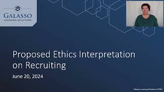 Genuine Learning Blog Proposed Ethics Interpretation on Recruiting [upl. by Golda]