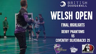 British Dodgeball  Welsh Open 2024 Final Highlights  Derby Phantoms vs Coventry Silverbacks 2s [upl. by Meg]