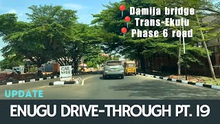 🚗Drive update  beautiful TransEkulu  Damija  Express Road  Government  Enugu Realtor [upl. by Annahsad]