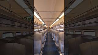 Amtrak Borealis An Aisle View of Coach Seating [upl. by Nahttam]