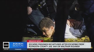 Escaped prisoner recaptured after leaving transport van in Waltham [upl. by Laerol222]