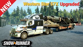 New Western Star 57X Upgraded Truck In SnowRunner [upl. by Kauppi837]