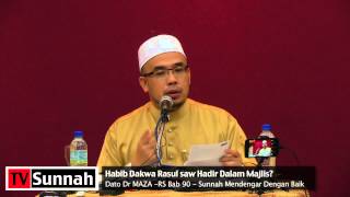 Habib Dakwa Rasul saw Hadir Dalam Majlis  Dato Dr MAZA [upl. by Lancaster277]