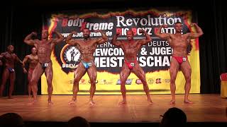 Bodybuilding 80kg Vorwahl  Int Deutsche Newcomer 2017 [upl. by Materi389]