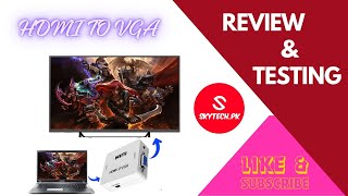 Transform your Visual Experience with the Best HDMI to VGA Converter with audio  A Game Changer [upl. by Harrison]