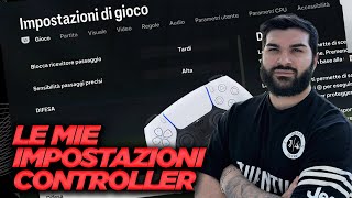 LE MIE IMPOSTAZIONI CONTROLLER FC24 DETTAGLIATE [upl. by Renrag62]