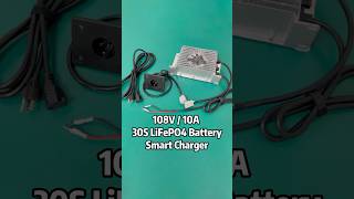 E22 108V 10A 30S LiFePO4 Battery Charger batterycharger diy lithiumbatterycharger ezgo [upl. by Werdnael]