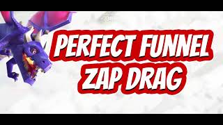 Perfect Funnel Zap Dragon Giant Arrow clashofclans coc [upl. by Cir]