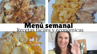 3 Recetas fáciles rápidas y baratas 🍳 [upl. by Ahtikal]