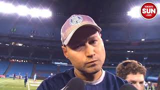 Milanovich comments at the Toronto Argonauts practice [upl. by Gnik783]