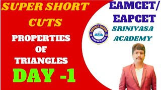 EAMCETEAPCET SHORT CUT METHODS DAY1 [upl. by Bronson]