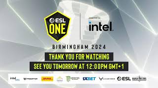 ESL One Birmingham 2024  Day 2 Stream B  Full Show [upl. by Ahsirt640]