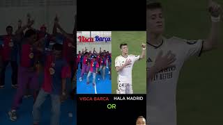 Barcelona Fans vs Real Madrid Fans football edit barcelona madrid mbappe [upl. by Searcy]