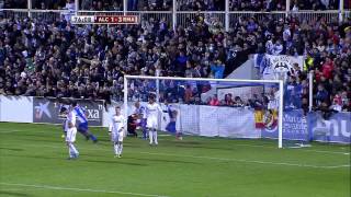 La Liga  Gol de Javi Lara 13 en el Alcoyano  Real Madrid  31102012  J4 [upl. by Ahsak]