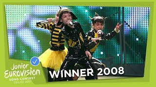 JUNIOR EUROVISION 2008 BZIKEBI  BZZZ  GEORGIA 🇬🇪  WINNER [upl. by Craw798]