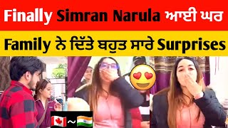 Finally simran narula aagi ghar 🥺❤️  family ne dite bohut sare surprises😍  narulasimrans [upl. by Laurie]