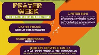 NCCF FESTIVE FALL PRAYER WEEK DAY 4 [upl. by Merrow743]