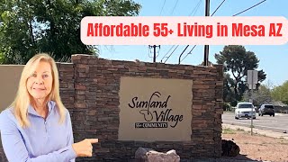 Affordable 55 Communities in Mesa AZ  Sunland Village [upl. by Hcirteid]