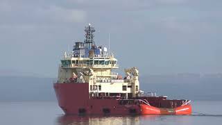 LEADER LEAVING CROMARTY FIRTH [upl. by Nezam]