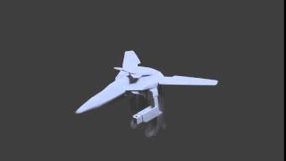 Robotech veritech fighter test Blender 276 [upl. by Lucine]