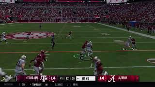 CFB25  Alabama vs Texas AM  Year 4  40 [upl. by Adyeren]