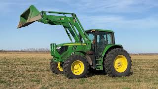 JD 6140M MFWD tractor SN 1L06140MCDG753052 Selling Apr 1125  wwwfraserauctioncom [upl. by Seraphim500]