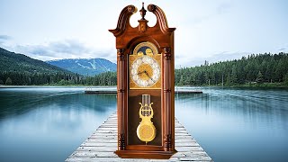 Grandfathers clock  ticking sound 10 hours  Sleep Music  Black Screen [upl. by Doloritas524]