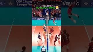 What a BOMB SPIKE 😨 volleyball spike boom championsleague 🏐 [upl. by Lira938]