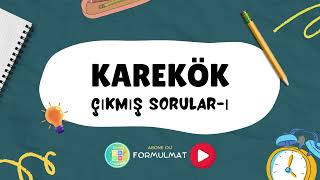 KarekökI LGS ÇIKMIŞ SORULAR  LGS Çıkmış Sorular çıkmışsorular [upl. by Laine]