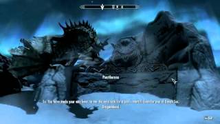 Lets Play Skyrim  Paarthurnax  The Leader Of The Gray Beards  100 [upl. by Humfrid]