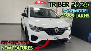 triber 2024 base model  new features  full detail video [upl. by Piero]